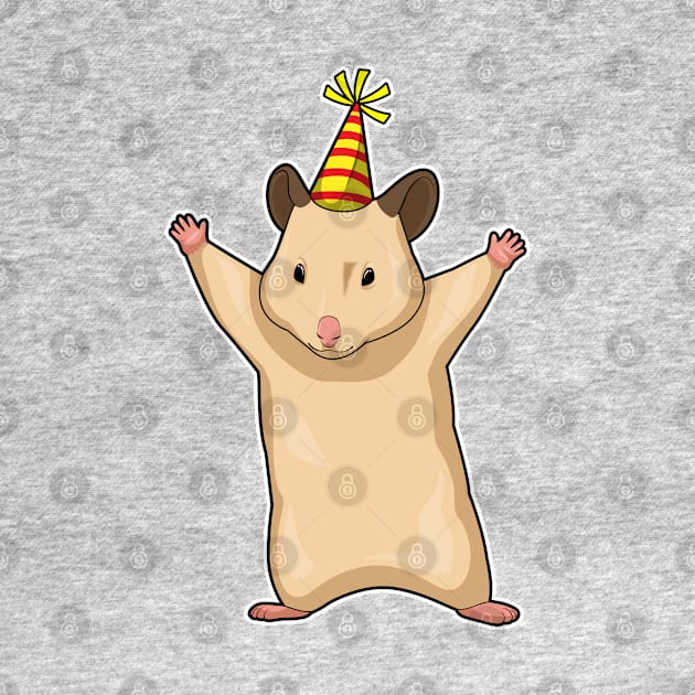 Hamster Party Party hat by Markus Schnabel